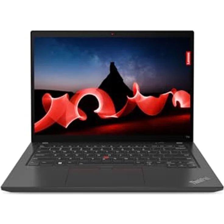 Lenovo ThinkPad T14 G4, 14" Notebook mit Intel Core i5-1335U, 16GB RAM, 512GB SSD, Schwarz, unterstützt bis zu 3 Monitore, umweltfreundlich – Bild 2