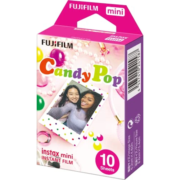 Fujifilm Instax Mini Instant Film, Candy Pop, Einzelpackung – Bild 3