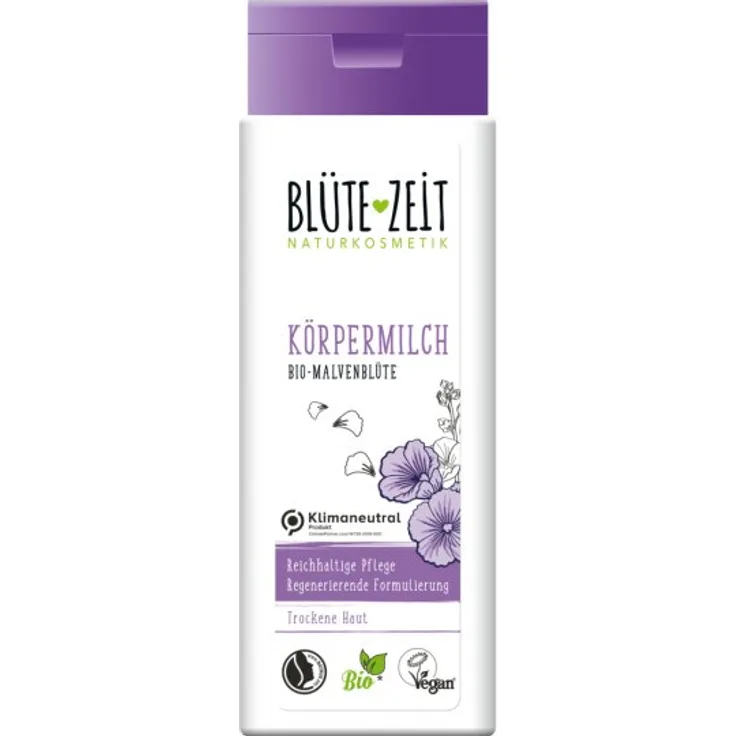 BLÜTEZEIT Körpermilch Bio-Malvenblüte, 250 ml
