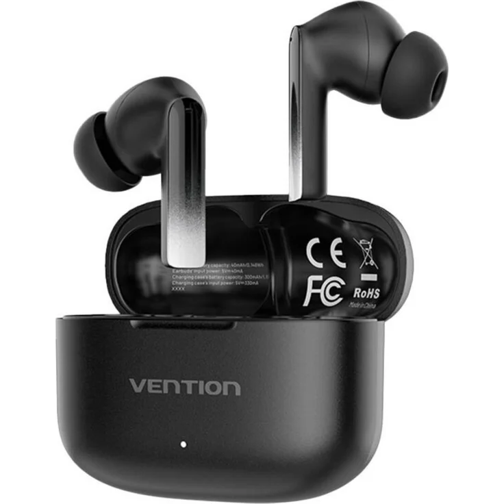 Vention NBIB0 Elf Earbuds E04 Kabellose Kopfhörer, Bluetooth 5.3, Schwarz