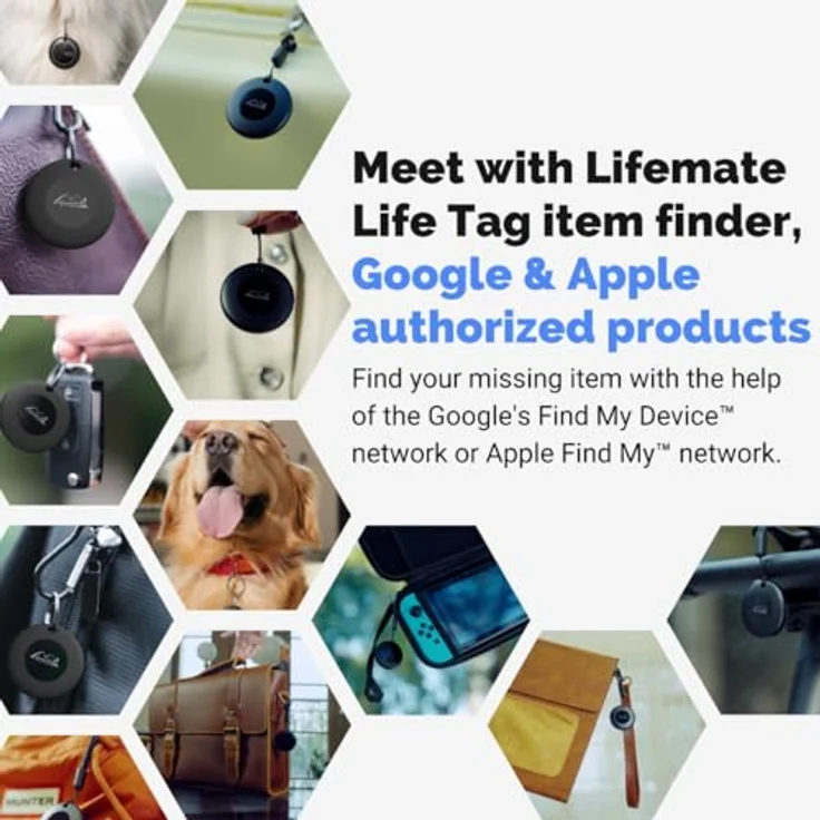 Lifemate Life Tag, Android Smart Tag und Schlüsselfinder, Bluetooth Key Finder mit IP65 Wasserdichtigkeit, 2er Pack – Bild 5