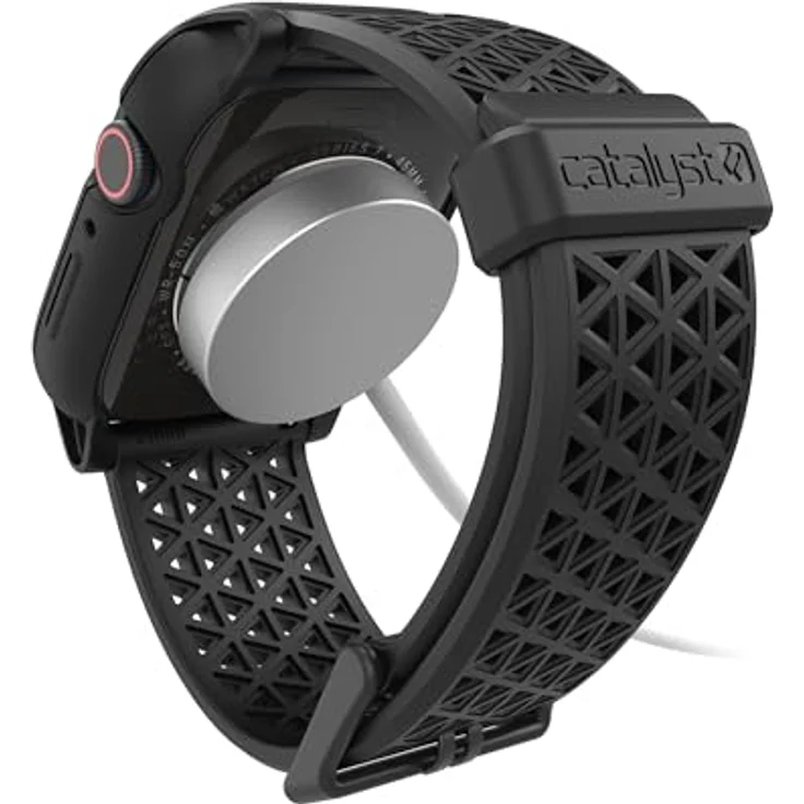 Catalyst Active Defense Case Apple Watch Series 45mm (Series 7/8 / 9) Stealth Black, Wearables-Zubehör aus Nylon – Bild 4