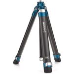 Benro TableBird TCBC12, 2-teiliges Kohlefaser-Stativ ohne Kopf für Videoanrufe und Projektoren, mit mehreren Zubehörhalterungen und praktischer Transporttasche