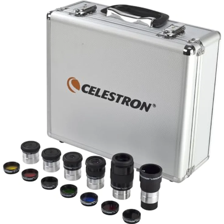 Celestron 94303 Okular- und Filter-Kit – 14-teiliges Teleskopzubehör-Set – Bild 2