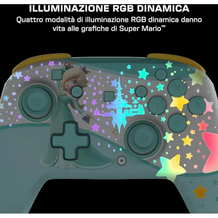 Turtle Beach Rematch Wireless Controller: Rosalina – Kabelloser Gamepad mit 4 RGB-Beleuchtungsmodi, bis zu 40 Stunden Akkulaufzeit und Bewegungssteuerung für Nintendo Switch 2 – Bild 4