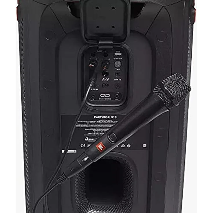 JBL Partybox wired Microphone Schwarz Schwarz (12181252384) – Bild 6