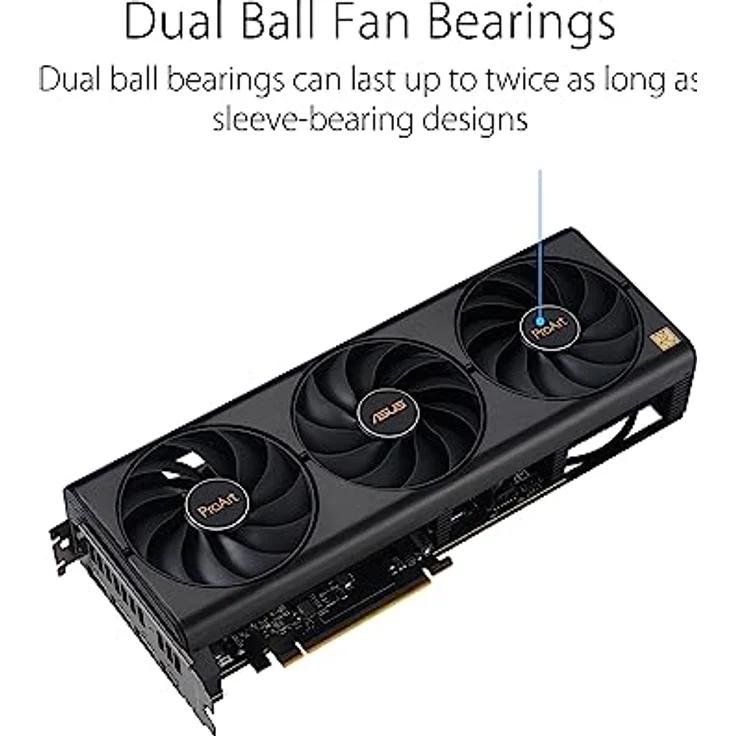 ASUS ProArt GeForce RTX 4080 OC Edition 16GB GDDR6X Gaming Grafikkarte (NVIDIA GeForce RTX4080, DLSS 3, PCIe 4.0, 1x HDMI 2.1a, 3X DisplayPort 1.4a, PROART-RTX4080-O16G) – Bild 4