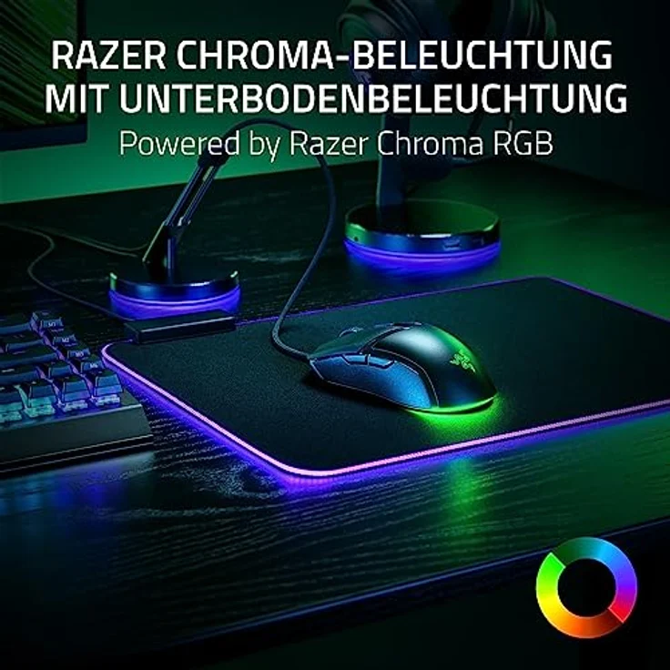 Razer Cobra - Leichte kabelgebundene Gaming-Maus mit Chroma RGB (Federleichte 57 g, Optische Maus-Switches der 3. Gen, Chroma-Beleuchtung mit Unterbodenbeleuchtung, Präzise Sensor-Anpassungen) Schwarz – Bild 4