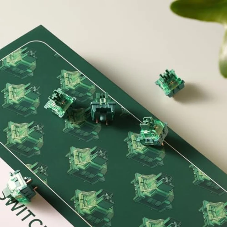 AKKO V3 Pro Matcha Green Switch, mechanisch, 3-Pin, linear, MX-Stem, 50g - 45 Stück, Akko, Tastatur-Zubehör – Bild 6
