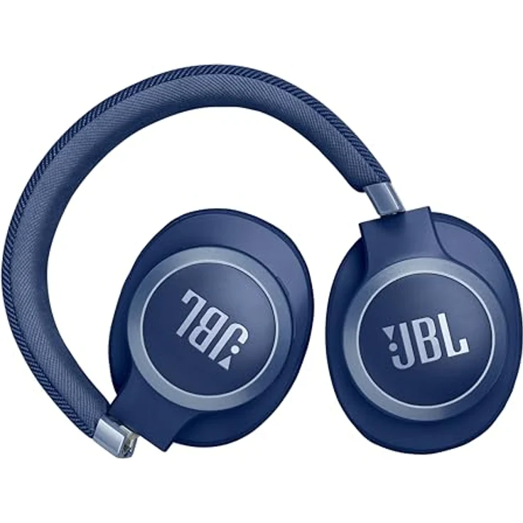 JBL Live 770 NC – Bluetooth Over-Ear-Kopfhörer mit adaptivem Noise-Cancelling – Kabellose Ohrhörer Signature Sound und Sprachassistent – Langer Musikgenuss für bis zu 65 Stunden – Blau – Bild 5