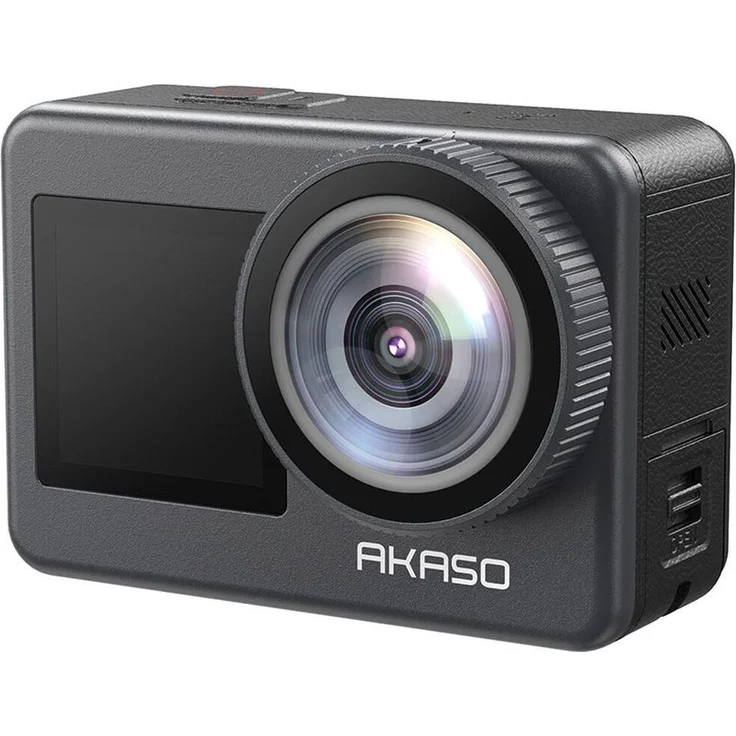 Akaso Brave 7, 4K Action Cam mit Touchscreen, Bildstabilisierung, wasserdicht bis 10m, WLAN, Schwarz