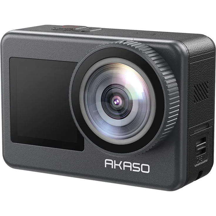 Akaso Brave 7, 4K Action Cam mit Touchscreen, Bildstabilisierung, wasserdicht bis 10m, WLAN, Schwarz