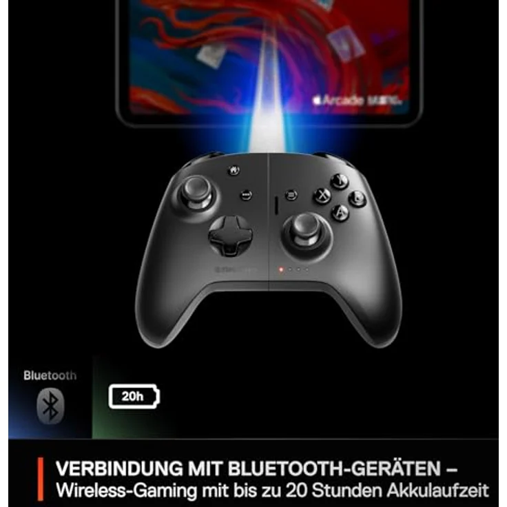 SteelSeries Nimbus Cloud Wireless Bluetooth Gaming-Controller, Dual-Mode-Cloud-Controller mit 20 Std. Akkulaufzeit, Hall Effect-Sensoren, USB-C-Passthrough, kompatibel mit iPhone, iOS, Android, PC – Bild 5