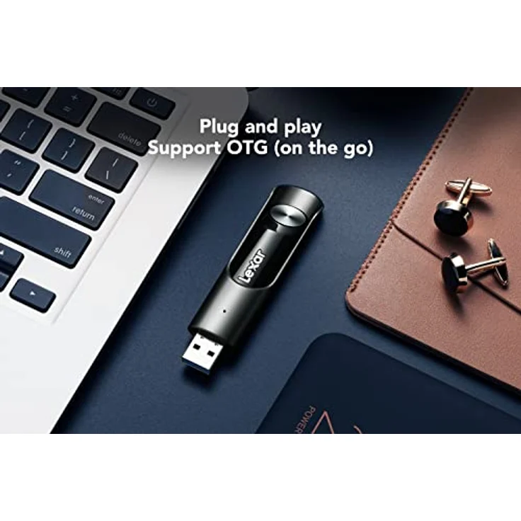 Lexar JumpDrive P30 USB 3.2 Gen 1 USB Stick 1TB, Bis Zu 450MB/s Lesen, Flash-Laufwerk für USB3.0/2.0, Speicherstick für PC, Laptop, Externe Speicherdaten, Foto, Video (LJDP030001T-RNQNG) – Bild 4