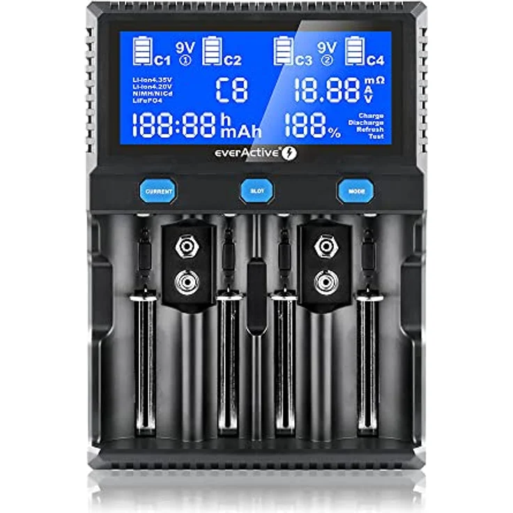 Charger for Cylindrical Li-ion and NI-MH Batteries everActive UC-4200 – Bild 2