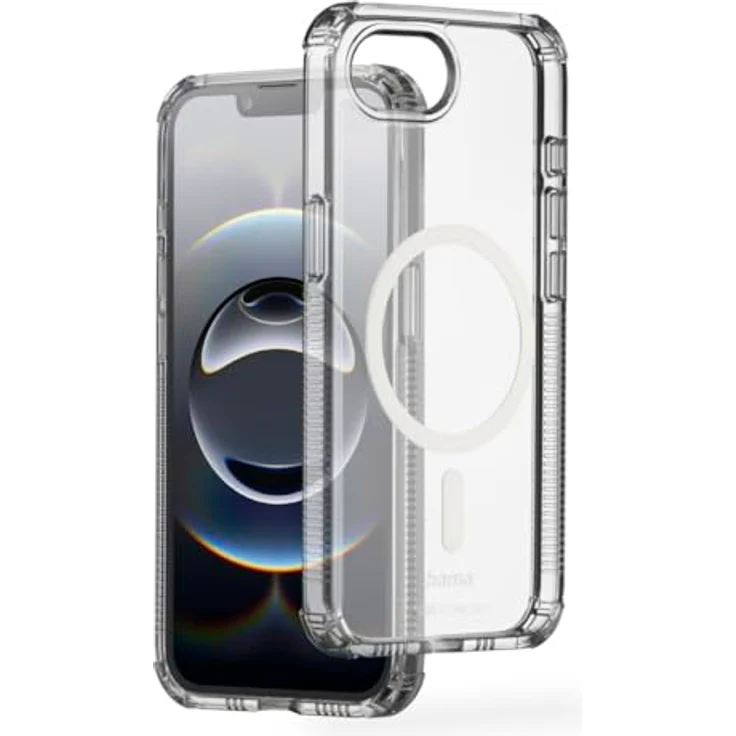 HAMA Extreme Protect Backcover für Apple iPhone 16e, transparent, D3O-Schutz, kratzfest, Anti-Gelbstich, kompatibel mit MagSafe – Bild 2