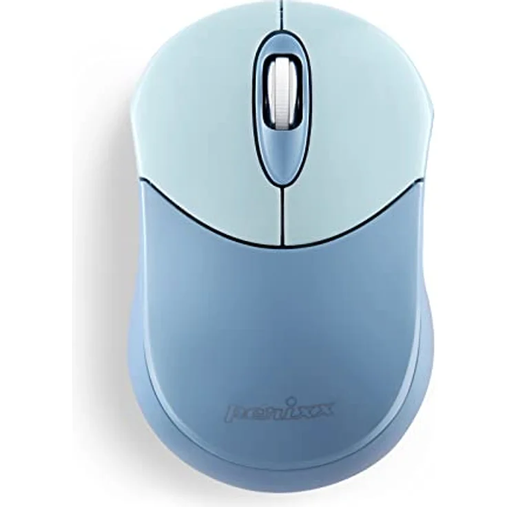 Perixx PERIMICE-802BL Kabellose Bluetooth-Maus – Tragbares Design – Lange Akkulaufzeit – Blau – Bild 1