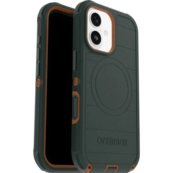 OtterBox Defender Series Pro MagSafe Hülle für iPhone 17, stoßfest, sturzsicher, extrem robust, 7-mal getestet nach Militärstandard, Grün – Bild 1