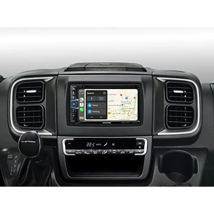 Alpine INE-W611DU8, 6,5-Zoll Navigationssystem mit Android Auto, Apple Carplay, Bluetooth, CD/DVD/USB/HDMI für Fiat Ducato Serie 8 – Bild 2