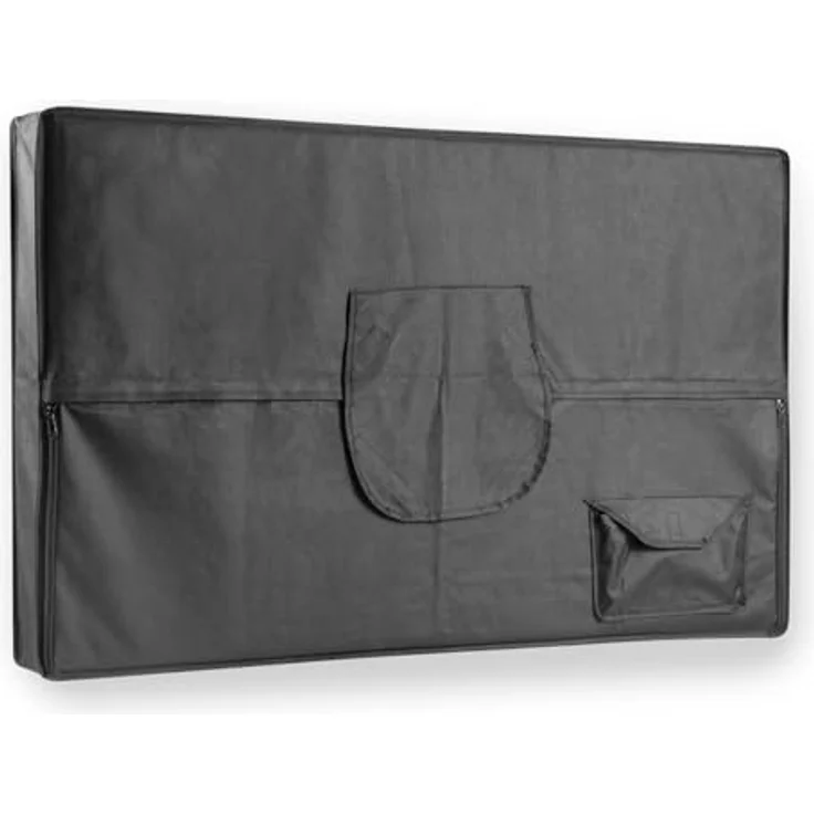 Nedis Outdoor-TV-Schirm-Abdeckung, Schutzabdeckung für 65-70 Zoll Fernseher aus Oxford-Gewebe, 360°-Schutz, Schwarz – Bild 5
