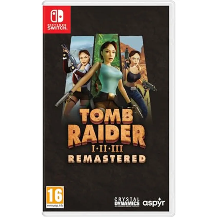 Aspyr Tomb Raider - I-II-III Remastered, Nintendo Switch Game mit allen Erweiterungen und geheimen Levels