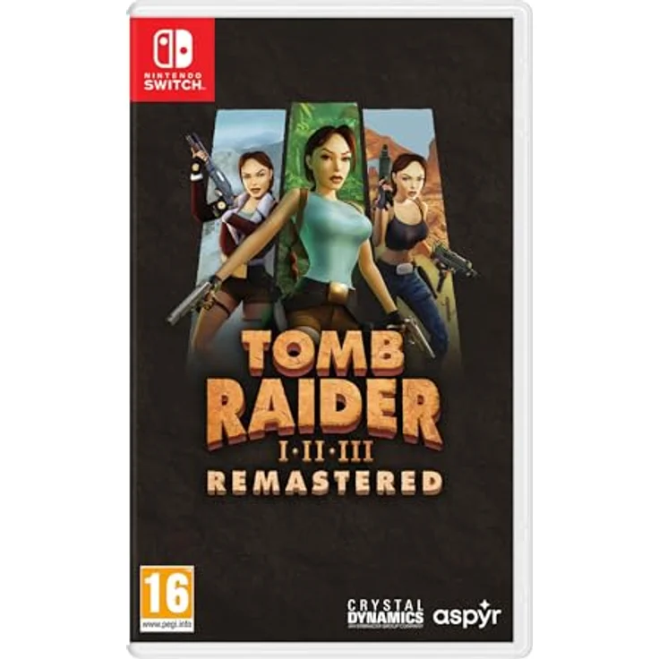 Aspyr Tomb Raider - I-II-III Remastered, Nintendo Switch Game mit allen Erweiterungen und geheimen Levels – Bild 1