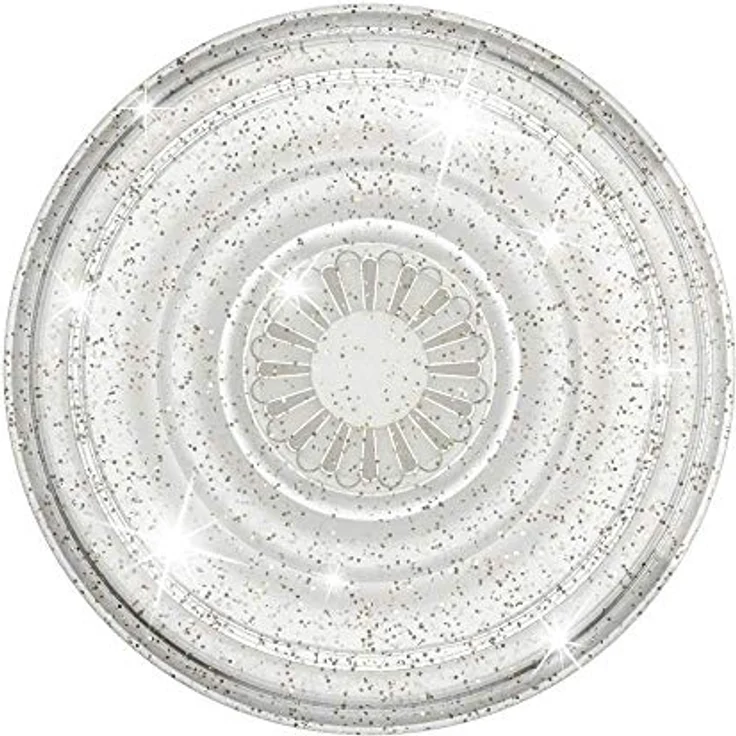 PopSockets: PopGrip - Expanding Stand and Grip with a Swappable Top for Smartphones and Tablets - Clear Glitter Silver – Bild 2