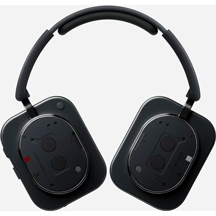 Nothing Headphone (1), Kabellose Over-Ear Kopfhörer mit ANC, 80h Akkulaufzeit, Hi-Res Sound, wasserfest – Schwarz – Bild 4