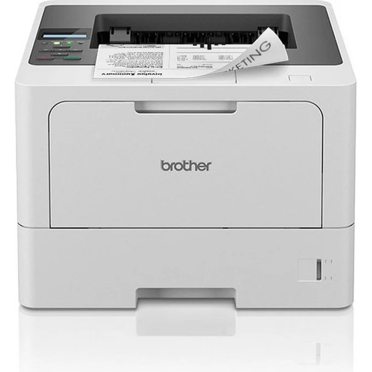 Brother HL-L5215DN, s/w Laserdrucker mit Duplexfunktion und 48 Seiten/Minute, Schwarz