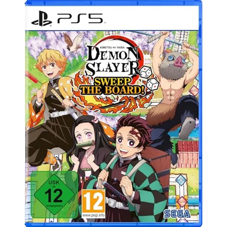 SEGA Demon Slayer -Kimetsu no Yaiba- Sweep the Board! PS5-Spiel, Minispiele mit Charakteren wie Tanjiro und Zen'itsu, multiplayerfähig – Bild 1