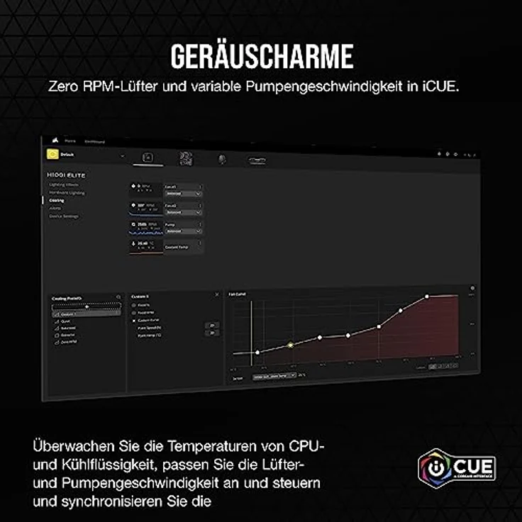 CORSAIR H100i RGB Elite Flüssig-CPU-Kühler - 240mm AIO - AF120 Elite PWM Lüfter - Intel® LGA 1700, 1200, 2066, AMD® AM5 & AM4 Sockel - Weiß – Bild 5