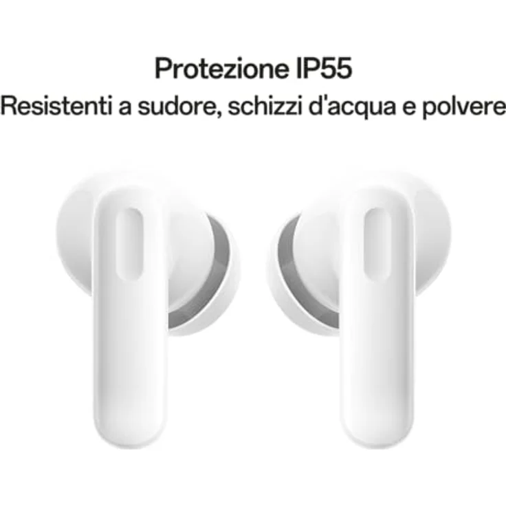 OPPO Enco Buds3 Pro, True Wireless Stereo Kopfhörer mit passiver Geräuschunterdrückung, 12 h Akkulaufzeit, IP55 Schutz, Weiss – Bild 4
