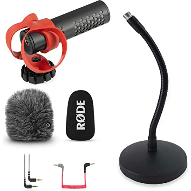 Rode Videomicro II Video-Mikrofon + keepdrum Tisch-Stativ – Bild 1