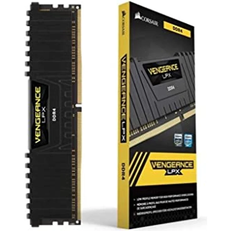 Memoria Vengeance LPX 1 X 8GB PC 3200 SCHWARZ CORSAIR Memoria CORSAIR DDR4 8GB 1X8GB PC 3200 Vengeance LPX Black CMK8GX4M1E3200C16 - Preisvergleich – Bild 2