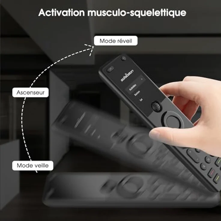 SofaBaton X1S Universal Fernbedienung mit Hub - Bluetooth, IR & 2.4GHz - Anpassbare Aktivitäten für Alexa – Bild 4