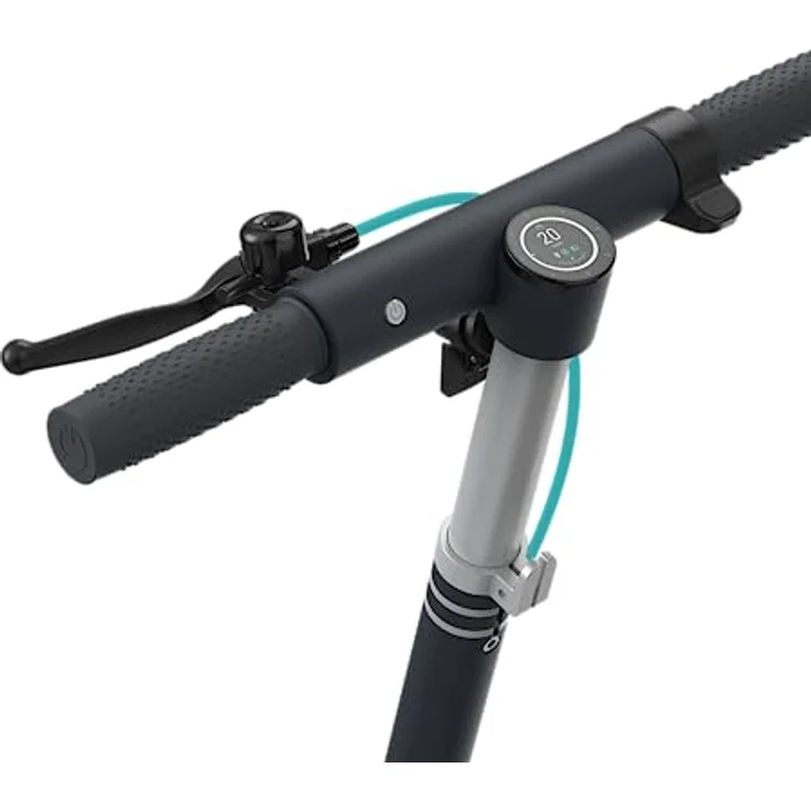 Odys E-Scooter (20 km/h, 25 km), schwarz, Aluminium, 9 Zoll Luftreifen, duales Bremssystem, IP55 – Bild 9