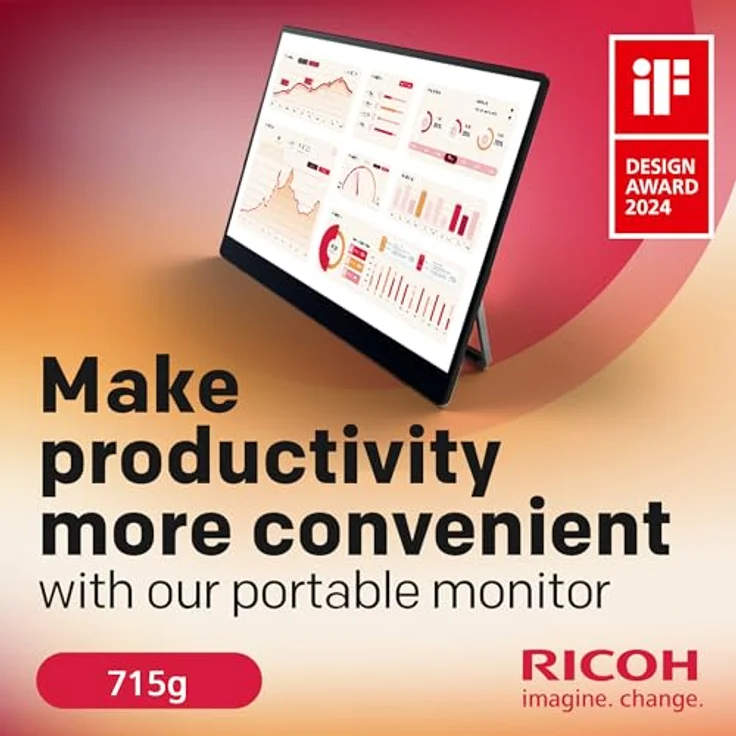 Ricoh 150BW mobiler Multi-Touch Monitor 39,60cm (15,6 Zoll) – Bild 10