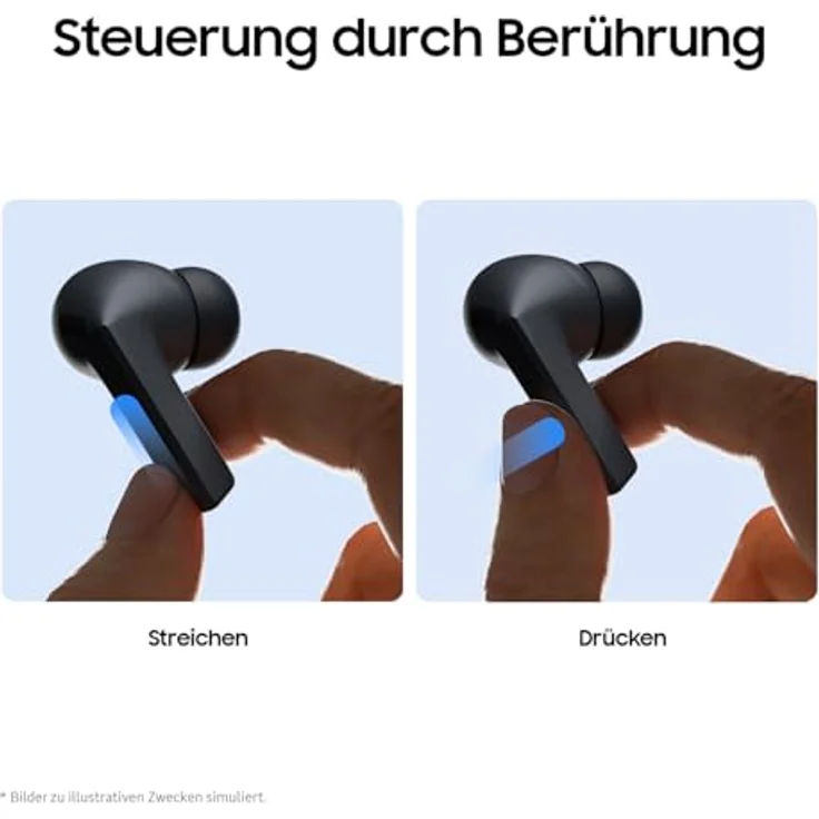 SAMSUNG Galaxy Buds3 FE, In-ear Kopfhörer mit ANC und 30 Stunden Akku, Bluetooth, Schwarz – Bild 7