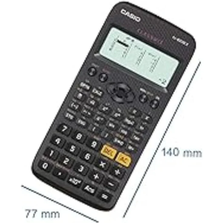 Casio Taschenrechner FX-82 DE X schwarz – Bild 4