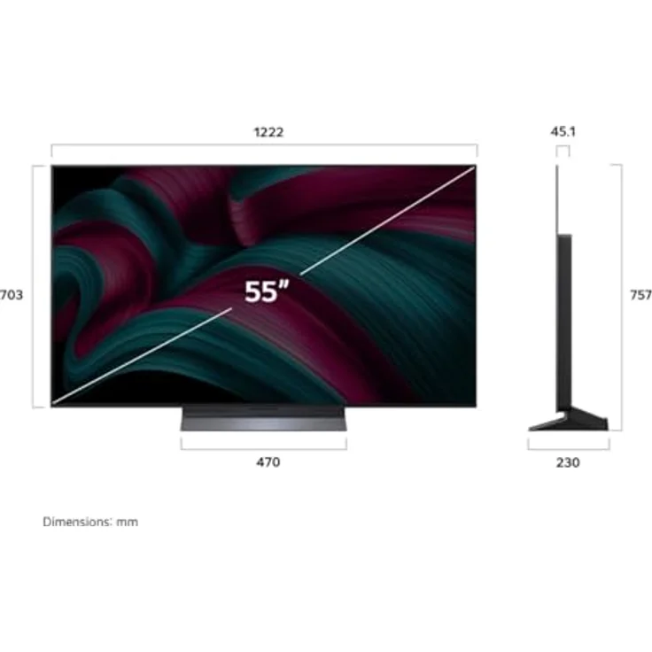 LG OLED evo AI C5 (2025) 55", UHD 4K Smart TV, WLAN, Braun – Bild 6