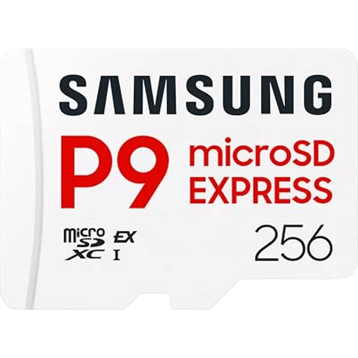 Samsung P9 Express microSD Express-Karte, 256GB, für Nintendo Switch 2, 4K UHD, 800 MB/s Lesen, robust und wasserfest – Bild 1
