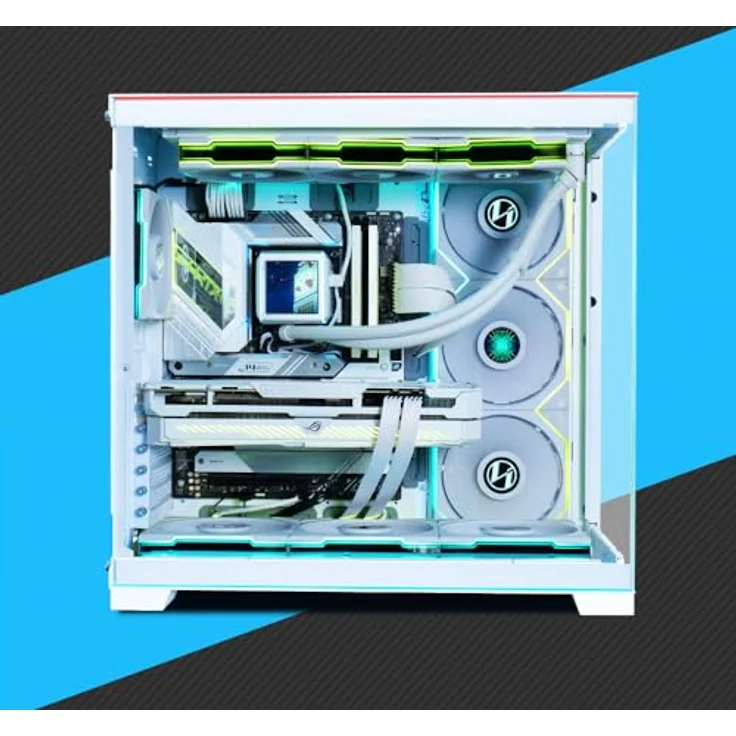 Lian-Li O11D Evo (E-ATX), PC Gehäuse, Transparent mit ARGB-Lichtstreifen – Bild 3