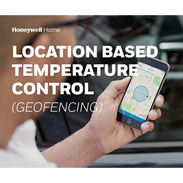 Honeywell Home Y6R910WF6042 Lyric T6 Wi-Fi Raumthermostat und verdrahtete Empfängerbox, Wandmontage, Schwarz – Bild 4