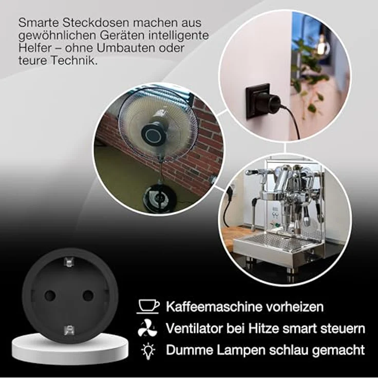 Osram Smart Plug HOMELIGHTING Smart+ Funk-Steckdose, 2300 W, Matter over WiFi, kompatibel mit Alexa, Google Home, iOS und Android – Bild 4