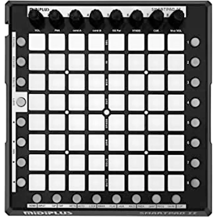 Midiplus Smart Pad II, MIDI USB Pad Controller mit hochwertiger Verarbeitung für Pro Audio Anwendungen