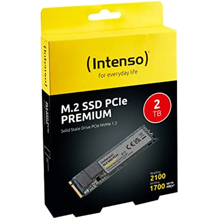 Intenso 2TB M.2 SSD PCIe Premium, bis zu 2100 MB/s, (PCI Express Gen.3x4 NVMe 1.3, Solid State Drive) – Bild 5