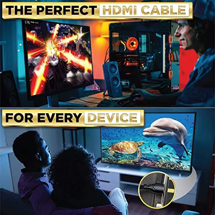 PowerBear PB-CH25F1P-01 PB-CH25F1P-01 HDMI-Kabel, 25 ', 1 Stück, Stück: 1 – Bild 8