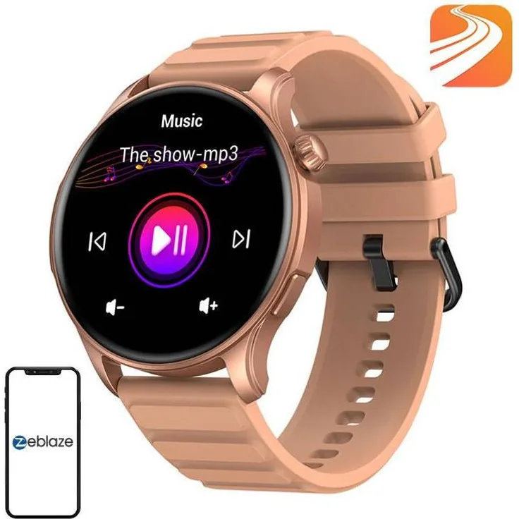 Zeblaze Btalk 3 Pro Smartwatch, pink, AMOLED HD Display, Bluetooth-Anrufe, 100+ Sportmodi, Gesundheitsüberwachung