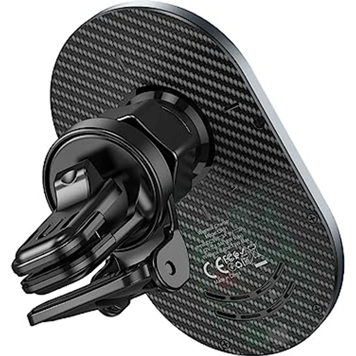 Hoco CA91 Magnetische Autohalterung für Smartphones, bis zu 15 W, Schwarz – Bild 5