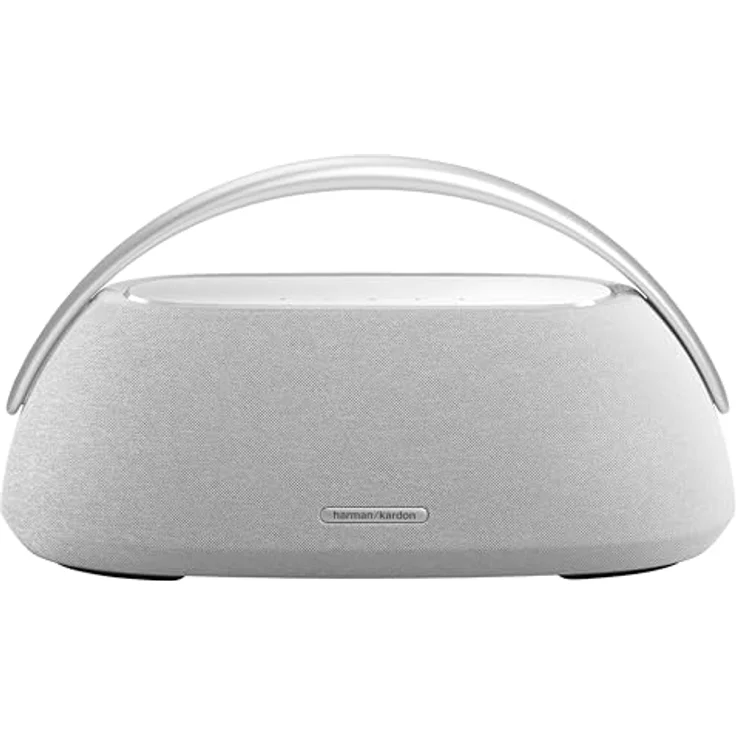 Harman Kardon Go + Play 3 Bluetooth Box in Weiß – Tragbarer Lautsprecher mit 8-Stunden-Akku und kräftigem Bass – Bild 2